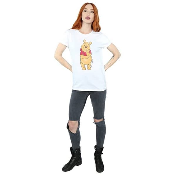 Winnie the Pooh Womens/Ladies Cotton Boyfriend T-Shirt