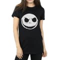Miniatyrbild 5 av 5: Nightmare Before Christmas Dam/Tjej Jack Skellington Boyfriend T-shirt i bomull
