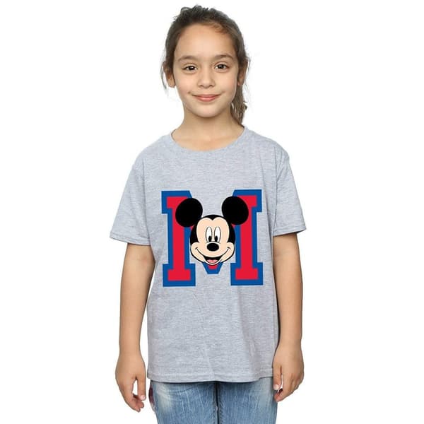 Disney Girls M Mickey Mouse Cotton T-Shirt