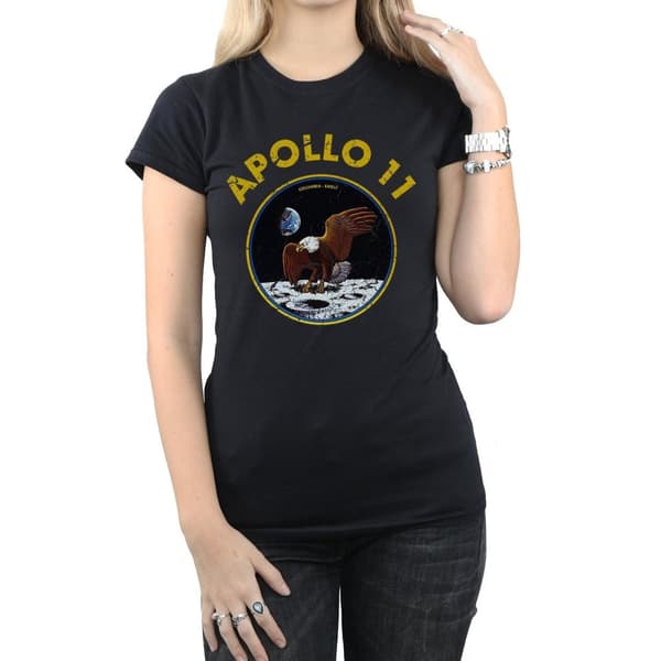 NASA Womens/Ladies Apollo 11 Cotton T-Shirt