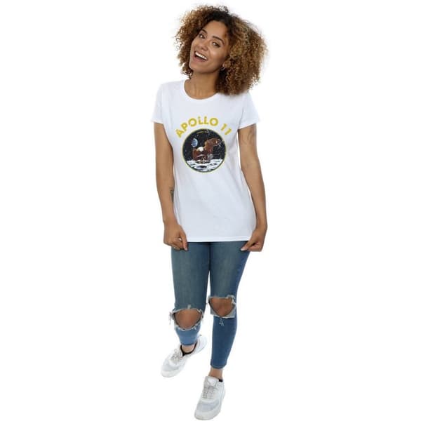 NASA Womens/Ladies Apollo 11 Cotton T-Shirt