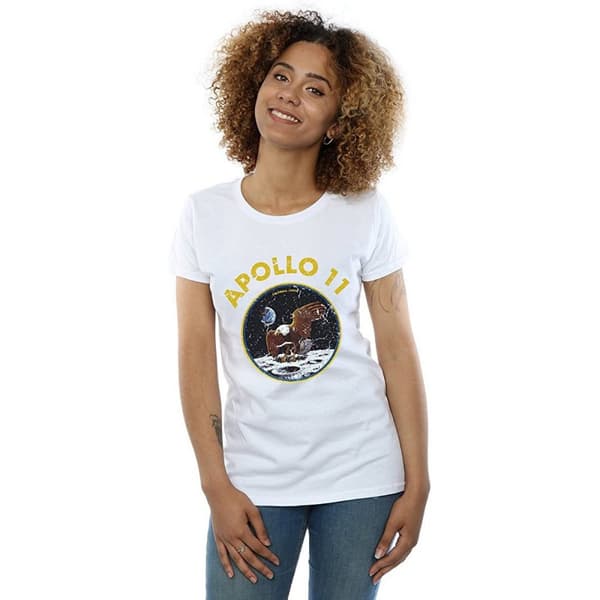 NASA Womens/Ladies Apollo 11 Cotton T-Shirt