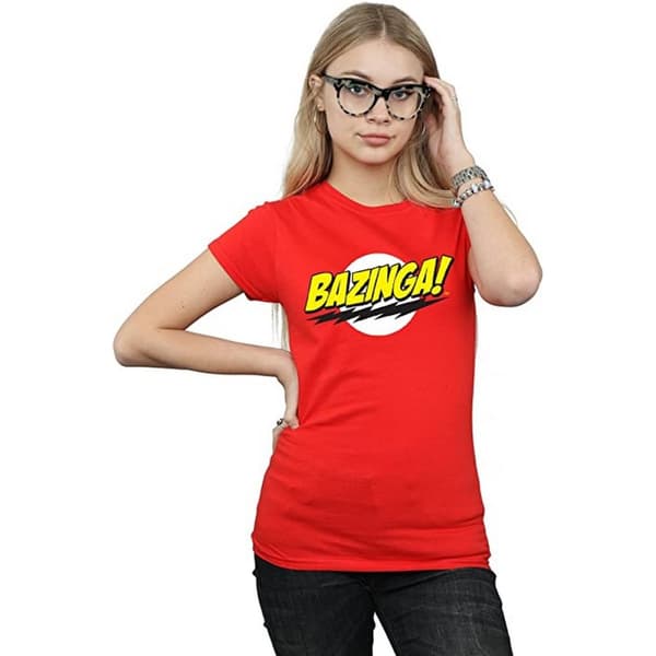 The Big Bang Theory Womens/Ladies Bazinga Cotton T-Shirt
