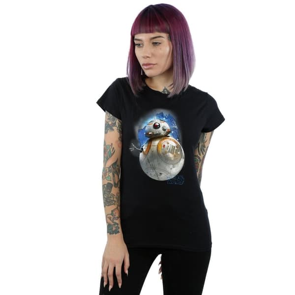 Star Wars: The Last Jedi BB-8 T-shirt i borstad bomull för damer/kvinnor