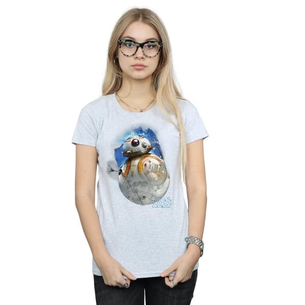 Star Wars: The Last Jedi Womens/Ladies BB-8 Brushed Cotton T-Shirt