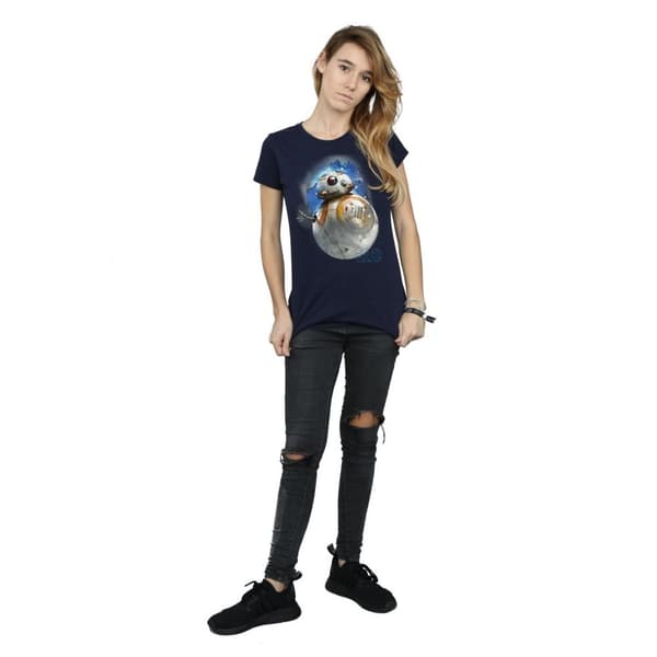 Star Wars: The Last Jedi Womens/Ladies BB-8 Brushed Cotton T-Shirt