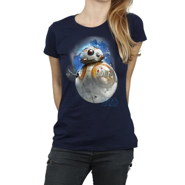 Star Wars: The Last Jedi Womens/Ladies BB-8 Brushed Cotton T-Shirt