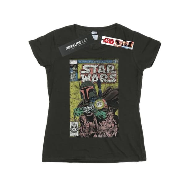 Star Wars Dam/Tjej Boba Fett Comic T-shirt i bomull