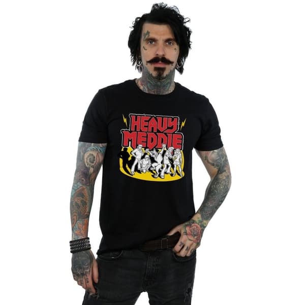 Scooby Doo Mens Heavy Meddle Cotton T-Shirt