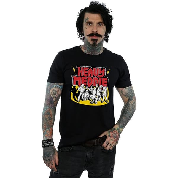 Scooby Doo Mens Heavy Meddle Cotton T-Shirt