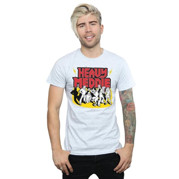 Scooby Doo Mens Heavy Meddle Cotton T-Shirt