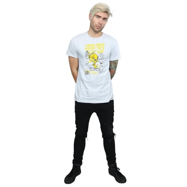 Looney Tunes Mens More Puddy Tats Tweety Cotton T-Shirt
