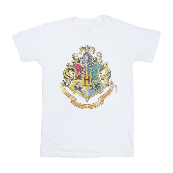 Harry Potter T-shirt i bomull med Hogwarts-emblem för flickor