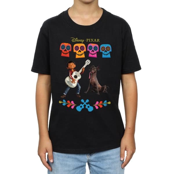 Coco Boys Miguel Logo Cotton T-Shirt