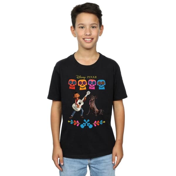 Coco Boys Miguel Logo Cotton T-Shirt