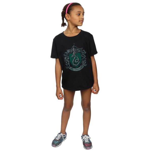 Harry Potter Girls Slytherin Cotton T-Shirt