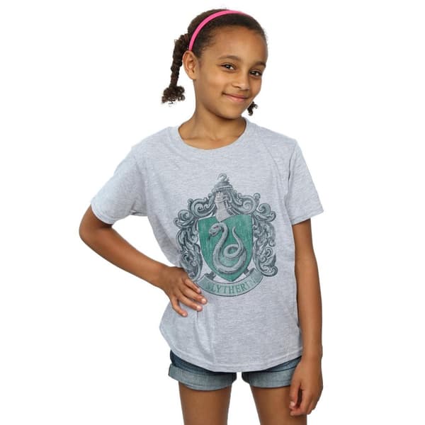 Harry Potter Girls Slytherin Cotton T-Shirt