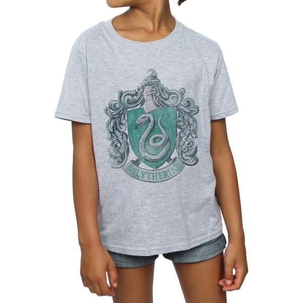 Harry Potter Girls Slytherin Cotton T-Shirt