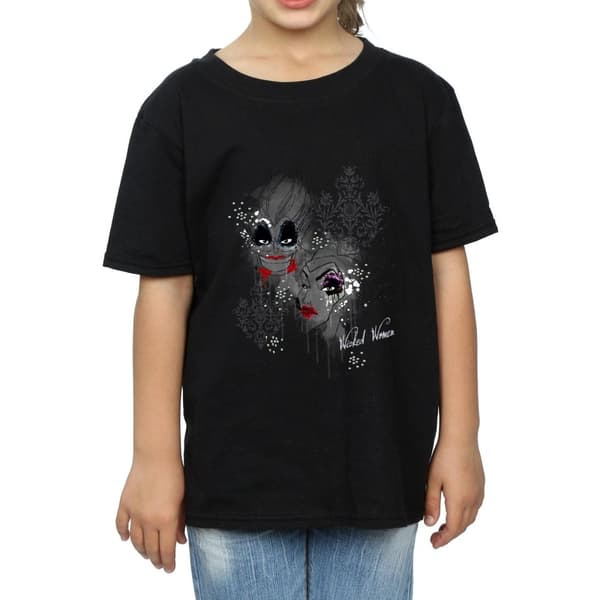 Disney Girls Villains Cotton T-Shirt