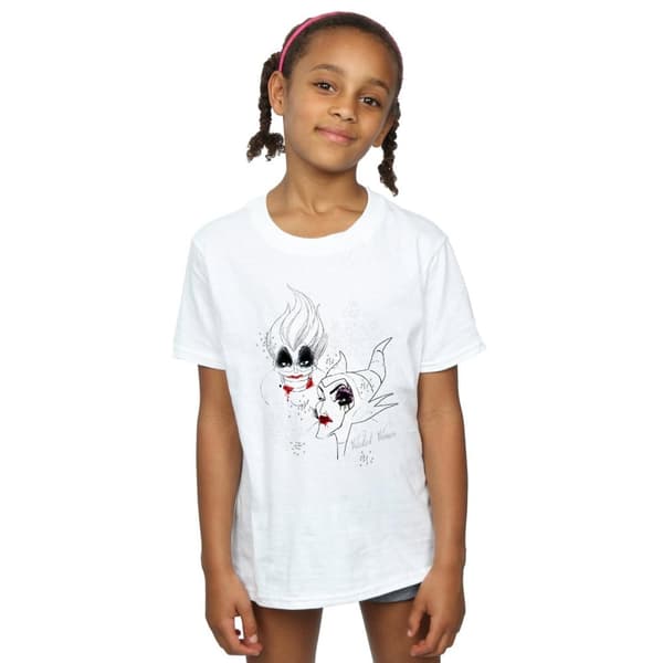 Disney Girls Villains Cotton T-Shirt