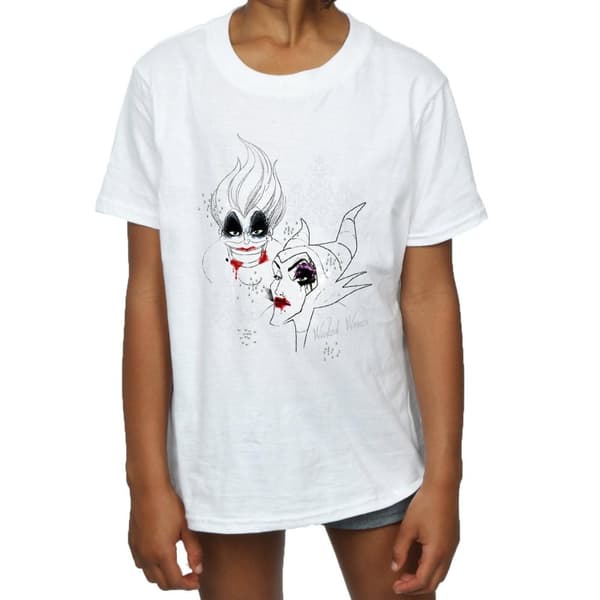 Disney Girls Villains Cotton T-Shirt