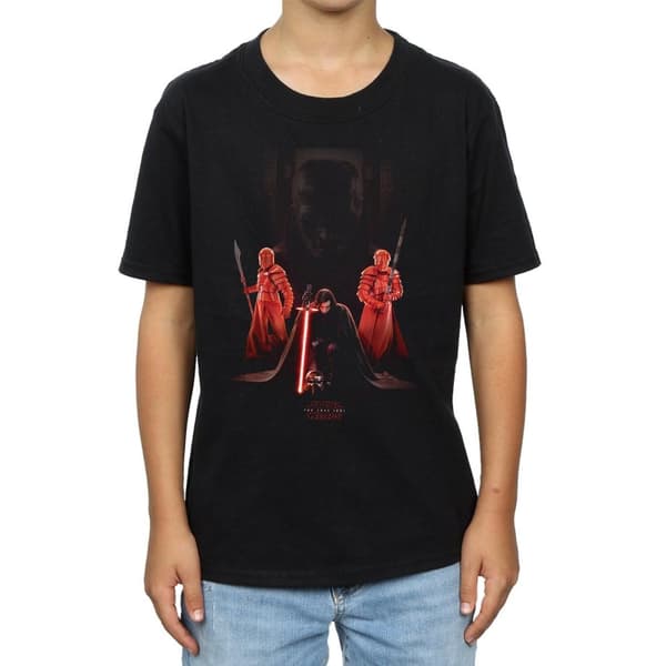 Star Wars: The Last Jedi T-shirt i bomull med Kylo Ren på knä för pojkar