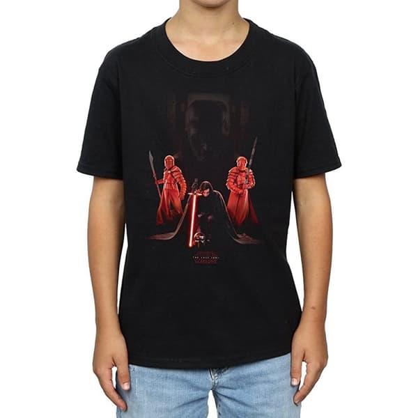 Star Wars: The Last Jedi T-shirt i bomull med Kylo Ren på knä för pojkar Black 12-13 Years