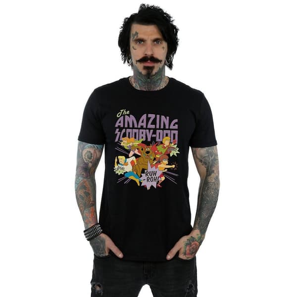 Scooby Doo The Amazing Scooby - bomulls-T-shirt för herrar
