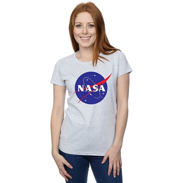 NASA Dam/Tjej - Insignia T-shirt med logotyp