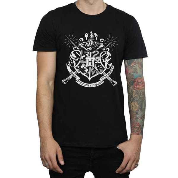 Harry Potter Hogwarts Houses T-shirt i bomull för herrar