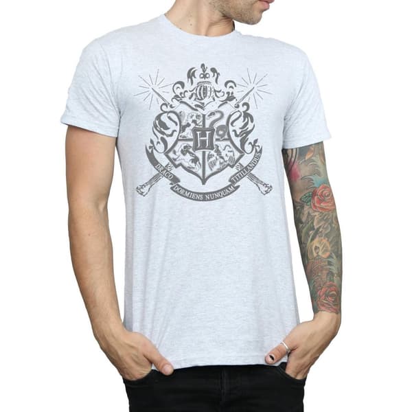 Harry Potter Hogwarts Houses T-shirt i bomull för herrar
