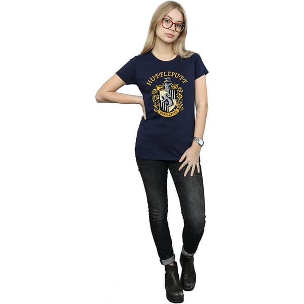Harry Potter Womens/Ladies Hufflepuff Cotton T-Shirt