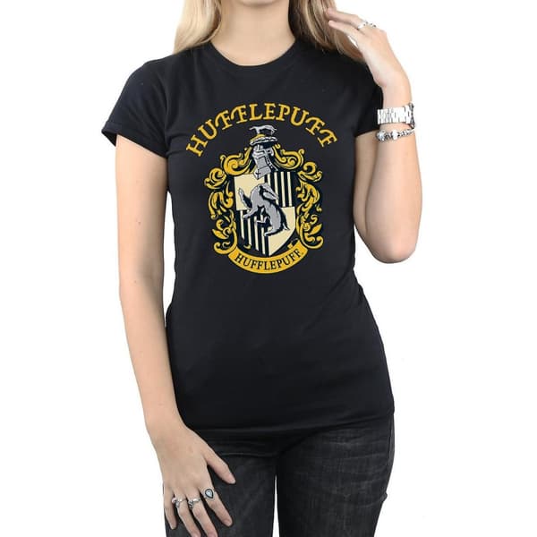 Harry Potter Womens/Ladies Hufflepuff Cotton T-Shirt