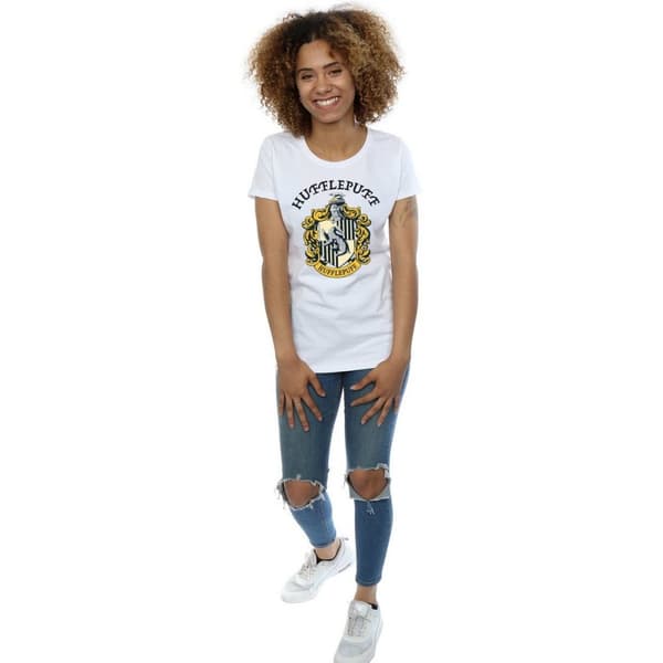 Harry Potter Womens/Ladies Hufflepuff Cotton T-Shirt