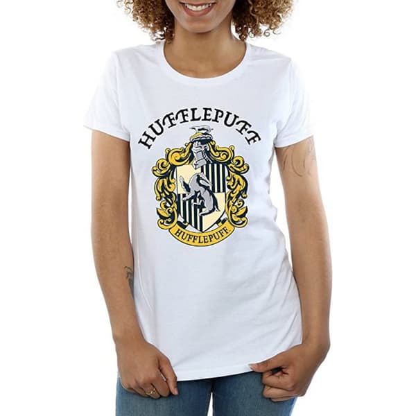 Harry Potter Womens/Ladies Hufflepuff Cotton T-Shirt
