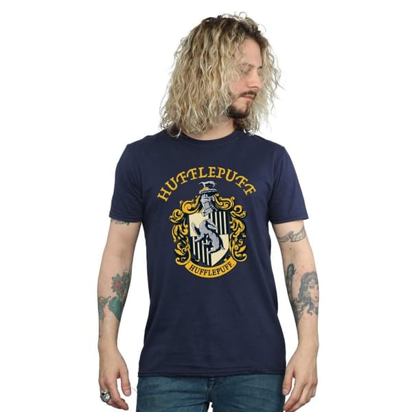 Harry Potter Mens Hufflepuff Cotton T-Shirt