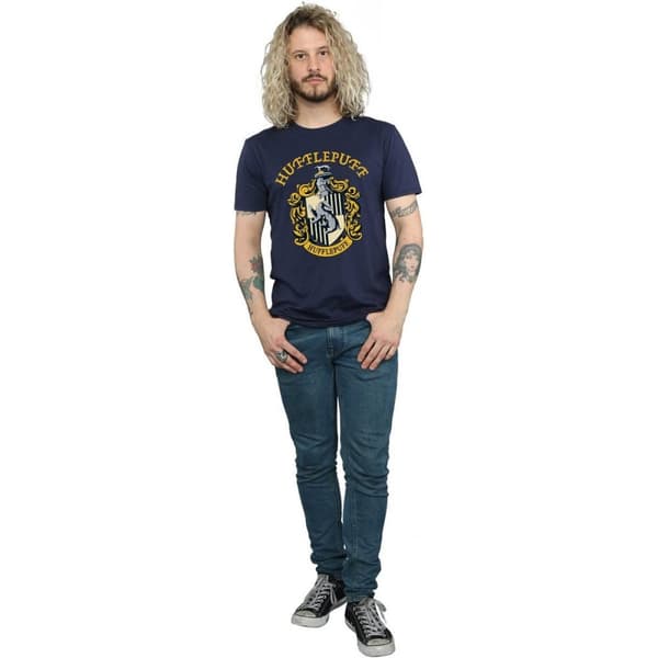 Harry Potter Mens Hufflepuff Cotton T-Shirt
