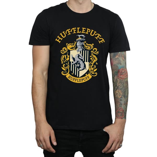 Harry Potter Mens Hufflepuff Cotton T-Shirt