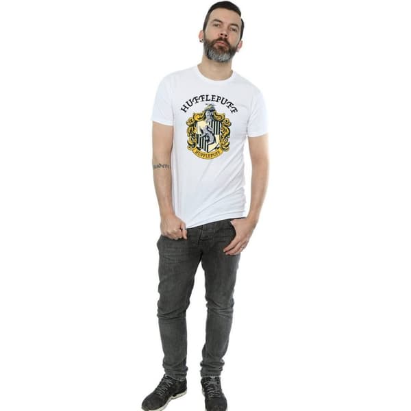 Harry Potter Mens Hufflepuff Cotton T-Shirt
