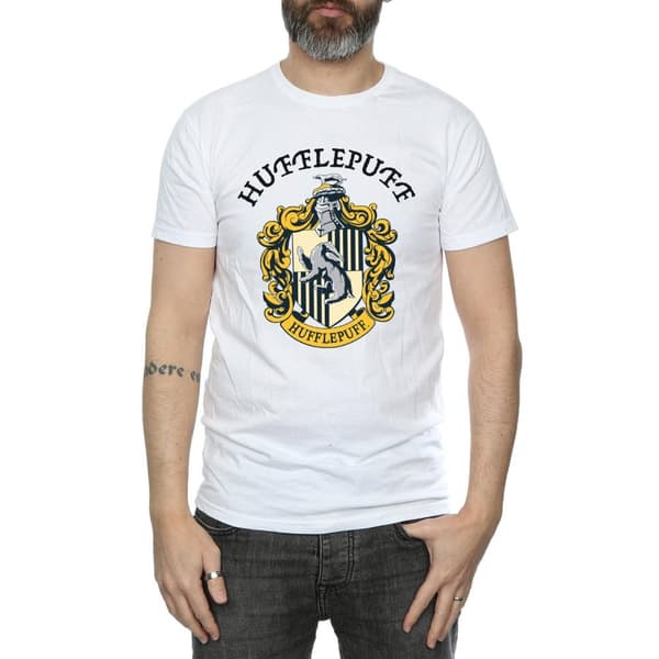 Harry Potter Mens Hufflepuff Cotton T-Shirt