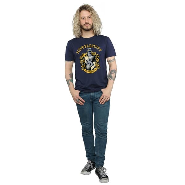Harry Potter Mens Hufflepuff Cotton T-Shirt
