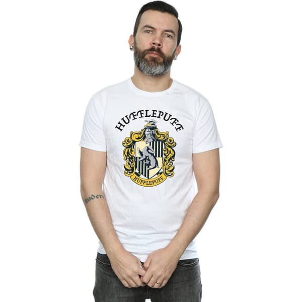 Harry Potter Mens Hufflepuff Cotton T-Shirt