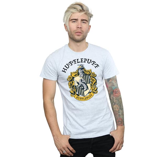 Harry Potter Mens Hufflepuff Cotton T-Shirt