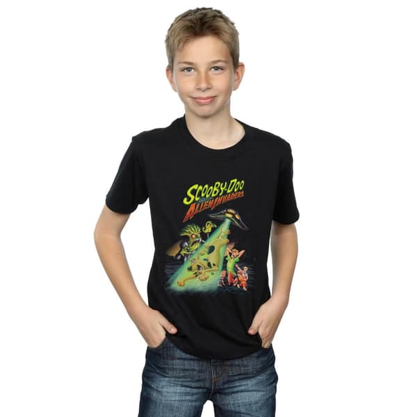Scooby Doo T-shirt i bomull med The Alien Invaders för pojkar