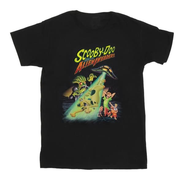 Scooby Doo T-shirt i bomull med The Alien Invaders för pojkar