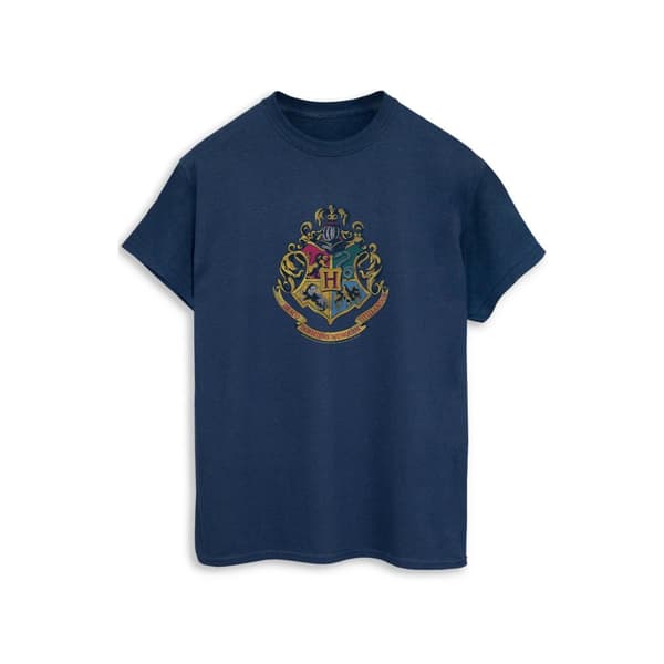 Harry Potter Mens Hogwarts Cotton T-Shirt