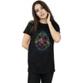 Pikkukuva 2 / 5: Harry Potter Womens/Ladies Hogwarts Crest Cotton Boyfriend T-Shirt