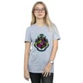 Pikkukuva 2 / 5: Harry Potter Womens/Ladies Hogwarts Crest Cotton Boyfriend T-Shirt