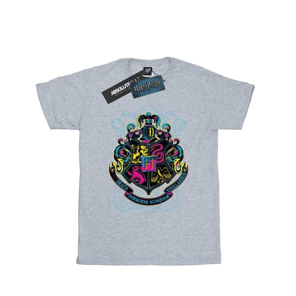 Harry Potter Womens/Ladies Hogwarts Crest Cotton Boyfriend T-Shirt