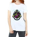 Pikkukuva 3 / 5: Harry Potter Womens/Ladies Hogwarts Crest Cotton Boyfriend T-Shirt